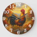 Search for rooster clocks Farmhouse style
