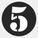 Search for number 5 stickers Alphabet