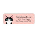 Search for tuxedo cat return address labels Kitten