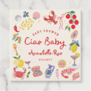 Search for italian favor tags Italian baby shower