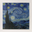 Search for famous paintings puzzles Starry night