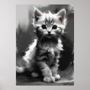Search for vintage cat pictures posters Kitten