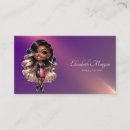 Search for african american hair stylist business cards Elegant