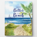 Search for beach life plaques Palm trees