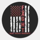 Search for stroke awareness stickers Heart disease warrior