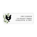 Search for chicken return address labels Farmhouse