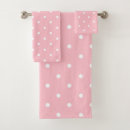 Search for polka dot bath towels Girly