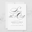 Search for black and white save the dates Chic