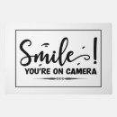 Search for camera doormats Smile you're on camera