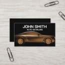 Search for auto detailing business cards Minimalist