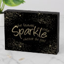 Search for she leaves a little sparkle Gold