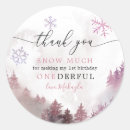 Search for thank you snow much stickers 1st birthday