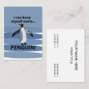Search for penguin business cards Adorable