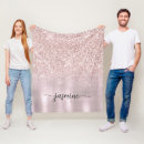Search for bridal party blankets Rose gold