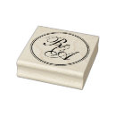 Search for monogrammed monogram initial letter rubber stamps Classic