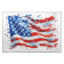 Search for blue and white placemats Stars and stripes
