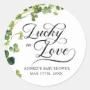 Search for shamrock stickers Lucky in love