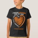 Search for leukemia kids tshirts Orange