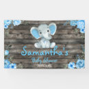 Search for elephant baby shower backdrops Boy
