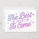 Search for best is yet to come invitations Modern