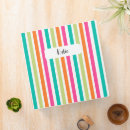 Search for colorful binders Striped