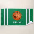 Search for basketball beach towels Player