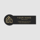 Search for real estate name tags Your logo here