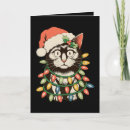 Search for retro cat christmas cards Funny
