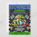 Search for go kart birthday invitations Speedway
