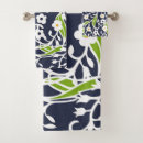 Search for green and white bath towels Flowers