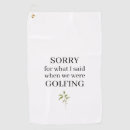 Search for fun golf towels Sport