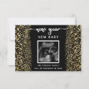 Search for new years baby invitations Gold