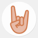Search for hand horns stickers Rock