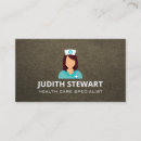 Search for nurse specialist business cards Healthcare