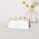 Search for coral place cards Chic
