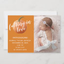 Search for fall birth announcement cards Orange