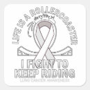 Search for lung cancer stickers Awareness