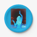 Search for peace sign paper plates Blue