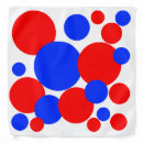 Search for red and white polka dot bandanas Circles