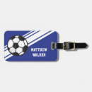 Search for soccer luggage tags footballer