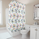 Search for blue and orange shower curtains Red
