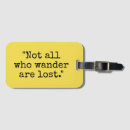 Search for all who wander not lost luggage tags Inspirational