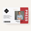 Search for security pass badges Journalist