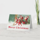 Search for vintage elves christmas cards Winter
