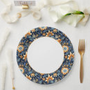 Search for navy blue and orange plates Elegant