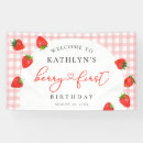 Search for strawberry banners Girl