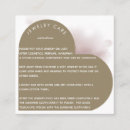 Search for jewelry care business cards Minimalist