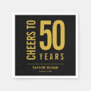Search for cheers to 50 years Black and gold