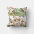 Search for safari nursery pillows Giraffe