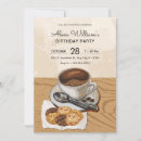 Search for cake and coffee invitations Rustic